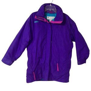 Vintage Columbia Sportswear Purple Insulated‎ Nylon Coat - Women's Size Medium